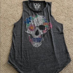 Chaser graphic tank top